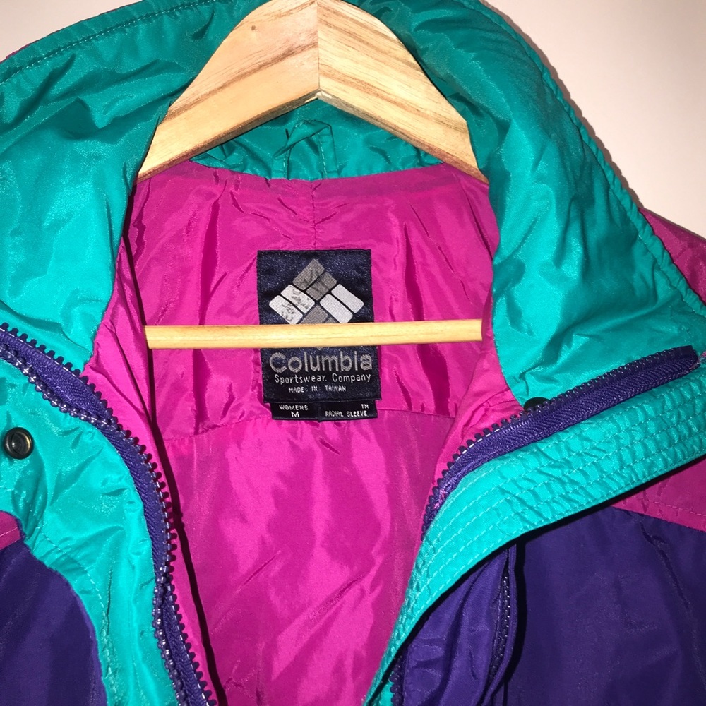 Vintage 90s Columbia windbreaker - Picture 3 of 7